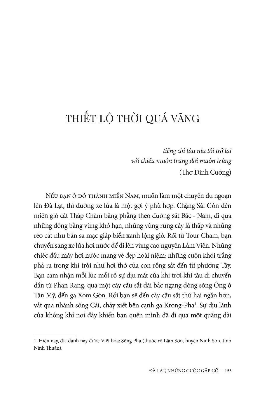 Đà Lạt, Những Cuộc Gặp Gỡ - Nguyễn Vĩnh Nguyên