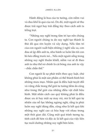 Chiêm Nghiệm Về Nhân Quả Và Hành Trình Hạnh Phúc - James Allen 