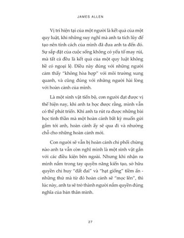  Chiêm Nghiệm Về Nhân Quả Và Hành Trình Hạnh Phúc - James Allen 