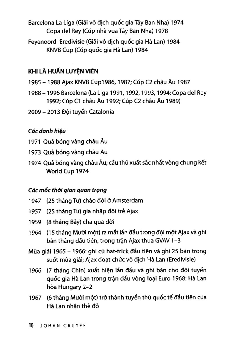 Cú Ngoặt Bóng Của Tôi - Johan Cruyff