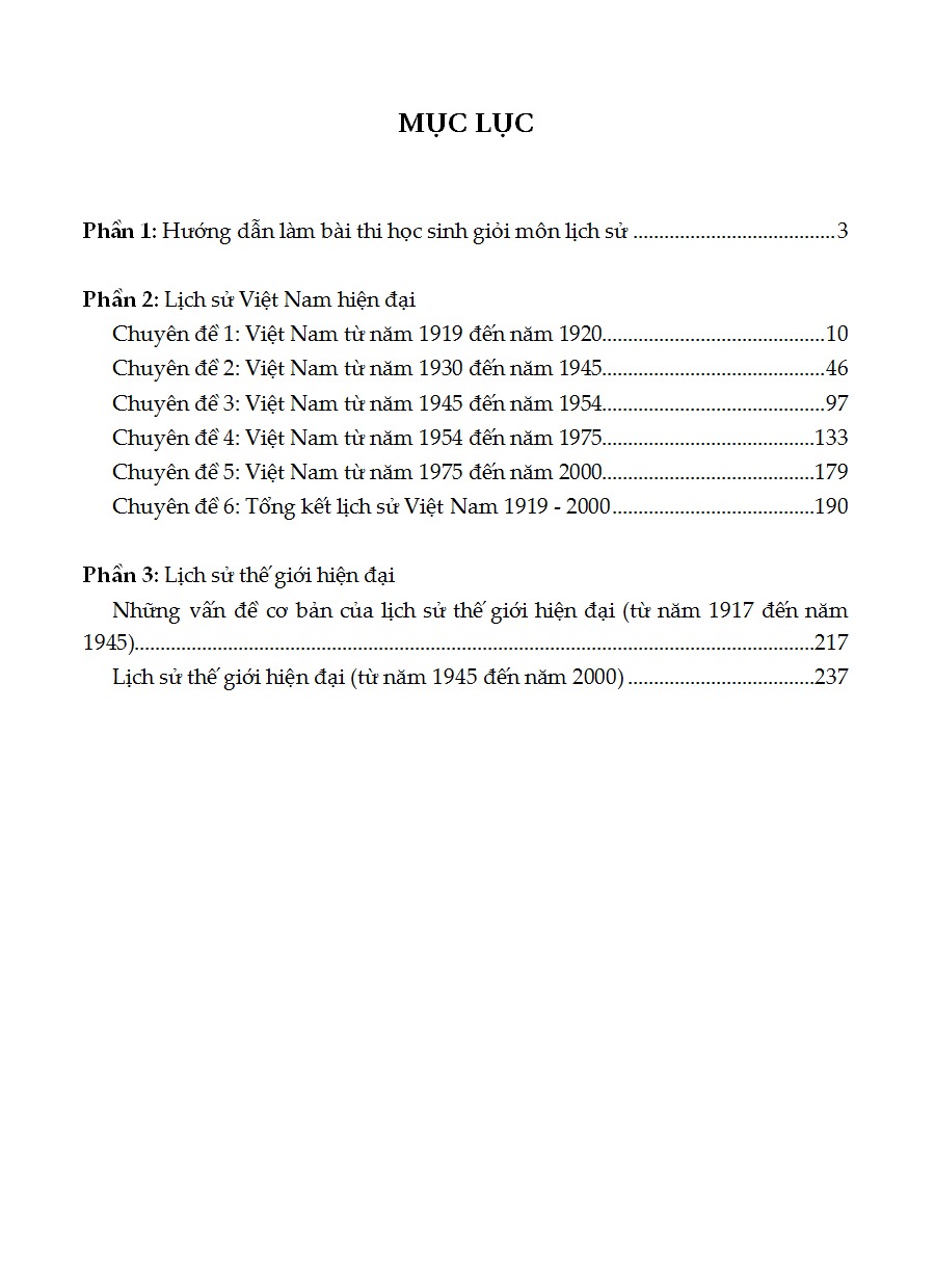 Bồi Dưỡng Học Sinh Giỏi Lịch Sử 12 - ThS. Trương Ngọc Thơi