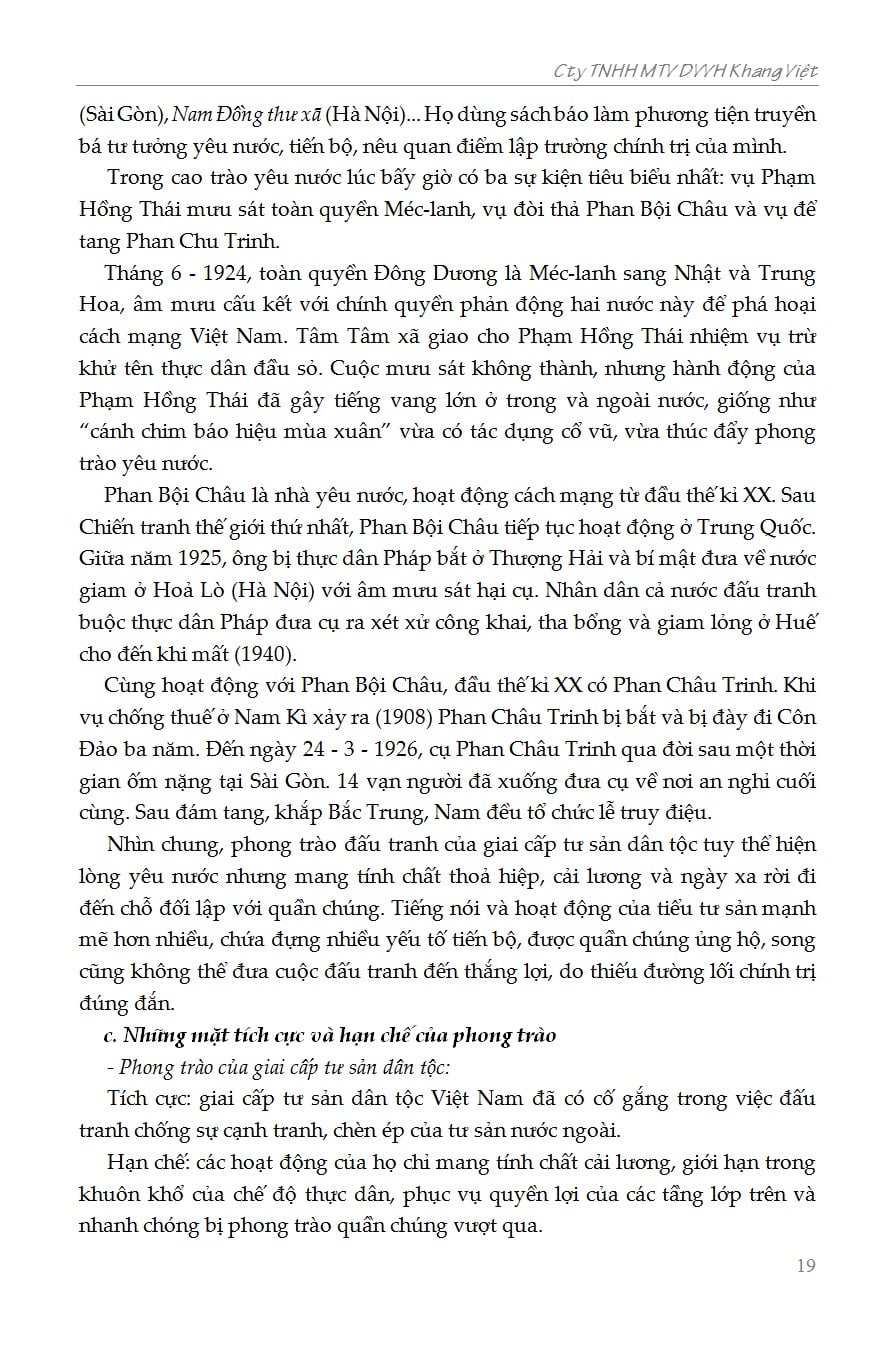 Bồi Dưỡng Học Sinh Giỏi Lịch Sử 12 - ThS. Trương Ngọc Thơi