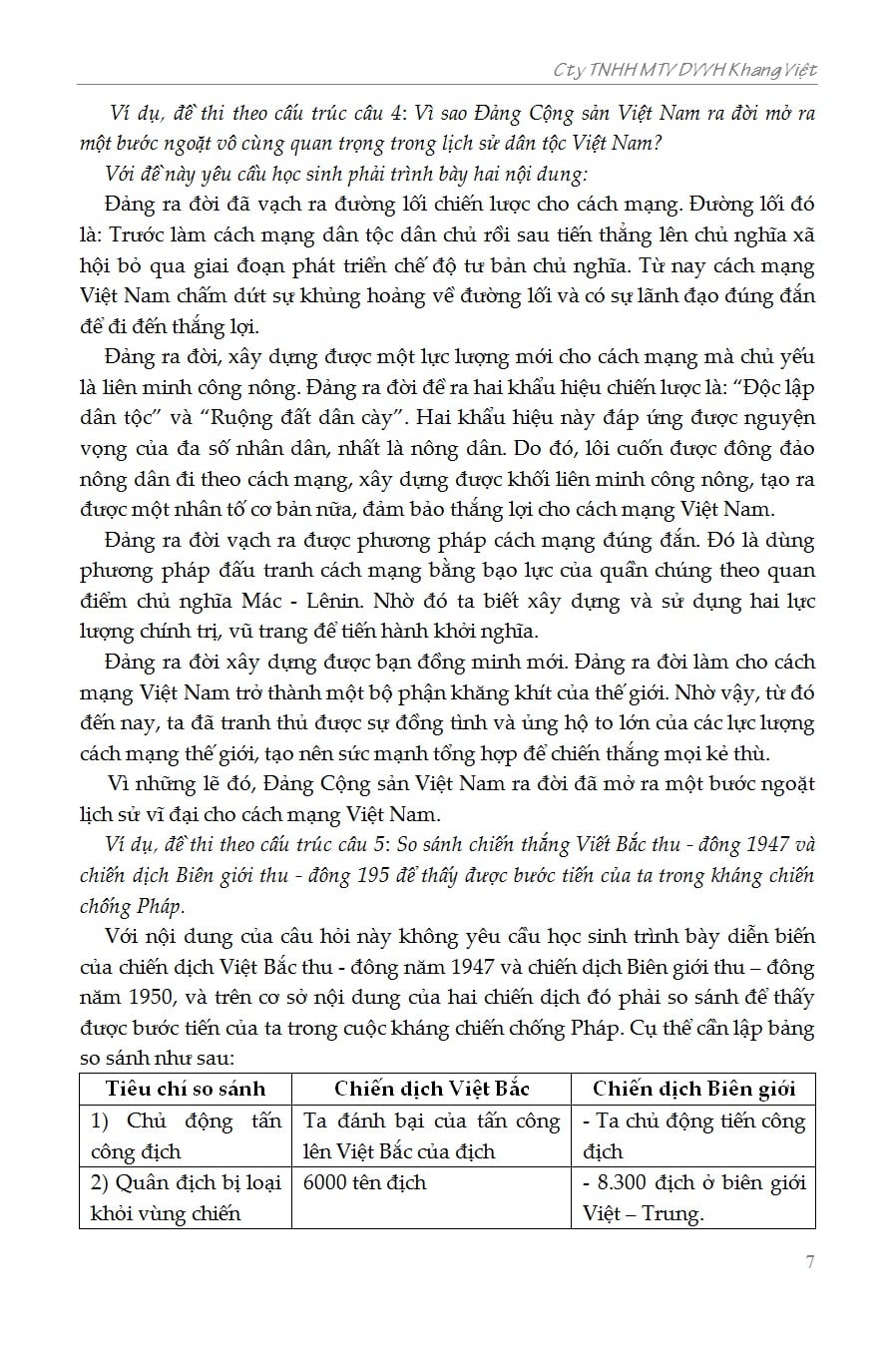 Bồi Dưỡng Học Sinh Giỏi Lịch Sử 12 - ThS. Trương Ngọc Thơi
