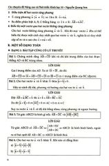 Các Chuyên Đề Nâng Cao Và Phát Triển Hình Học 10 - Nguyễn Quang Sơn