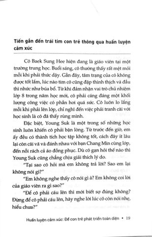  Huấn Luyện Cảm Xúc - Để Con Trẻ Phát Triển Toàn Diện - Christina Sungaie Choi, Peck Cho 