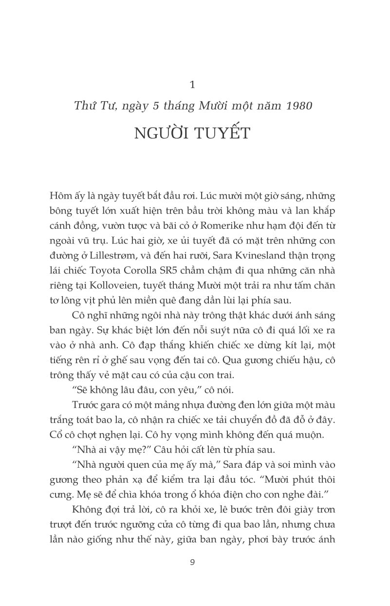 Người Tuyết - Jo Nesbø