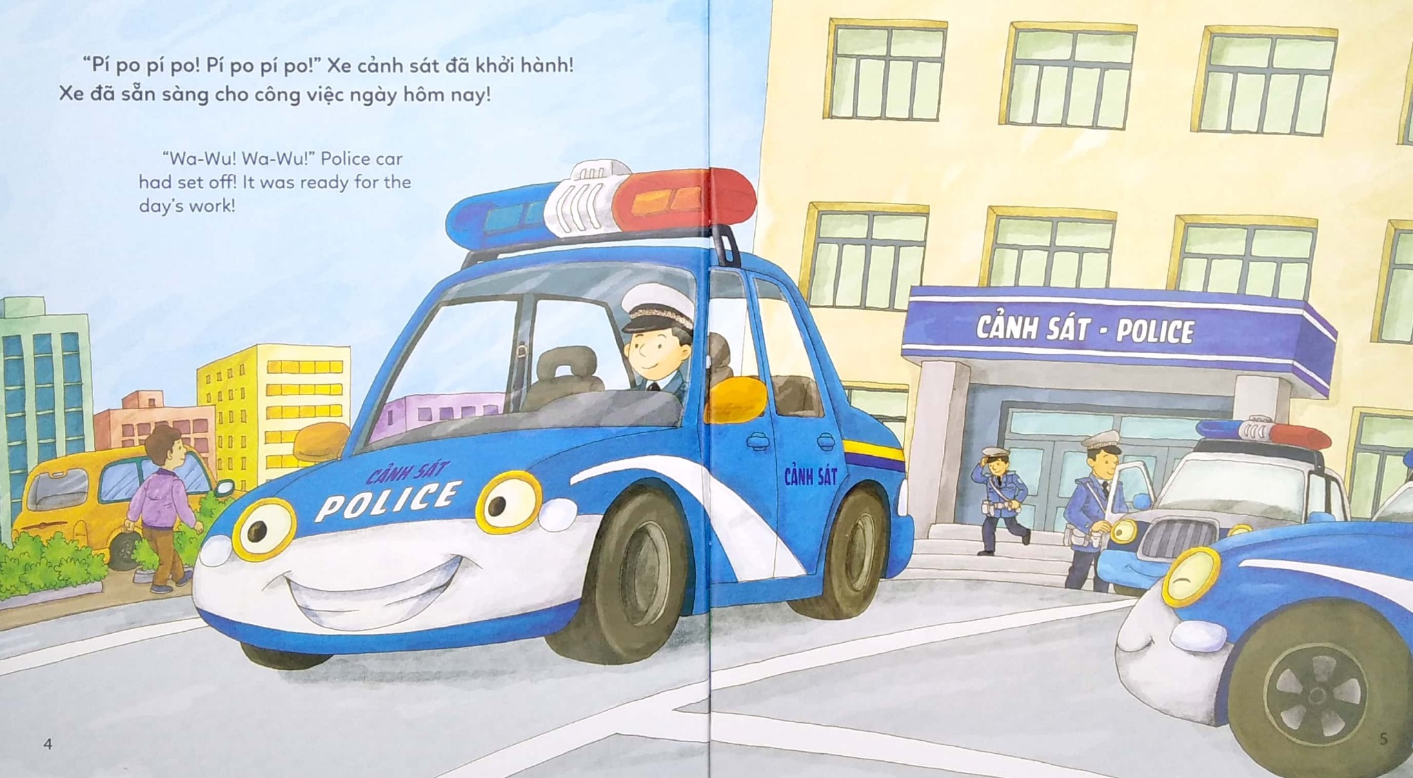 Bộ 8 Cuốn Thế Giới Xe Cộ ( Xe Tắc Xi + Xe Tải + Xe Cứu Hỏa + Xe Chở Rác + Xe Cấp Cứu + Xe Cảnh Sát + Xe Buýt Trường + Xe Buýt Công Cộng ):