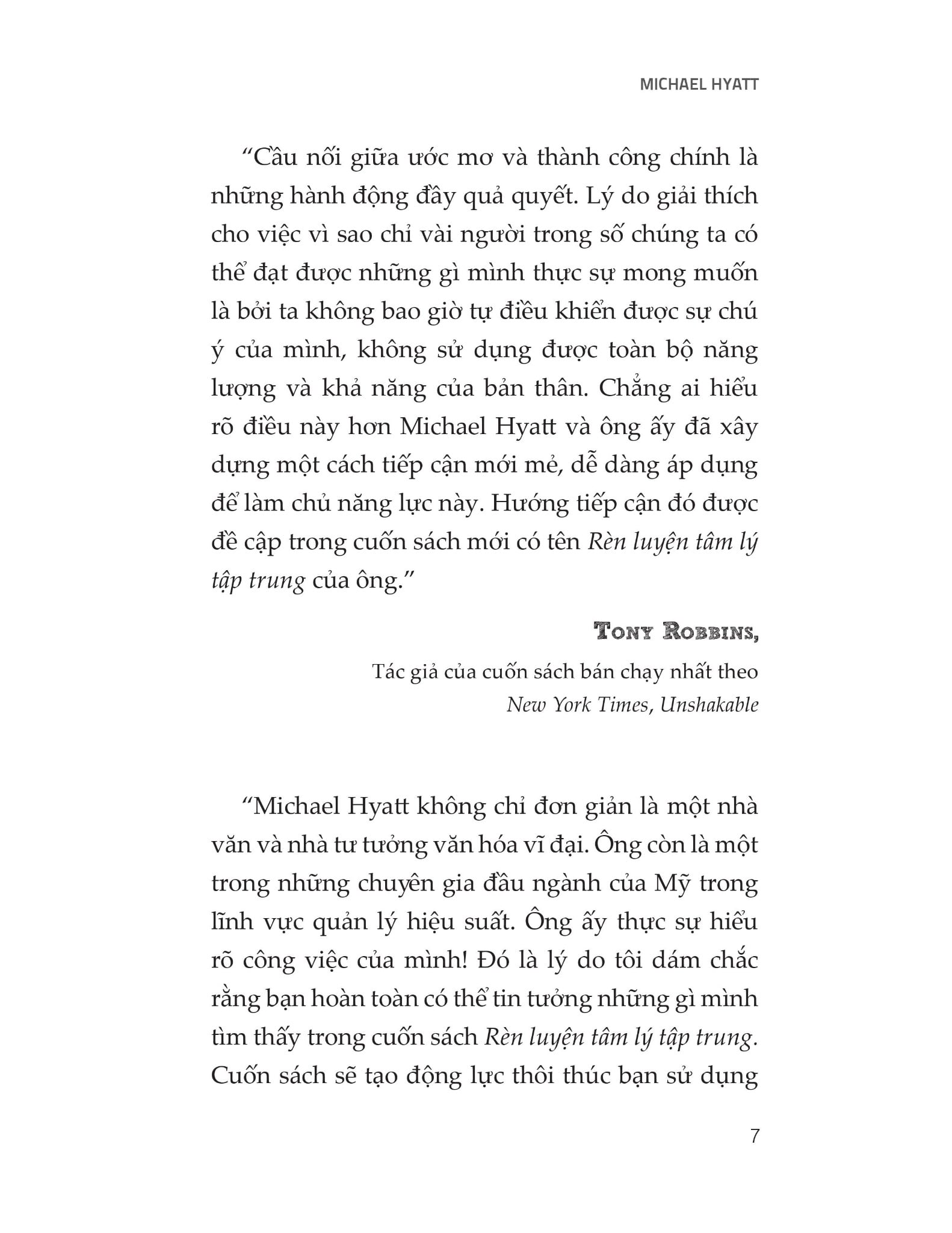 Rèn Luyện Tâm Lý Tập Trung - Michael Hyatt