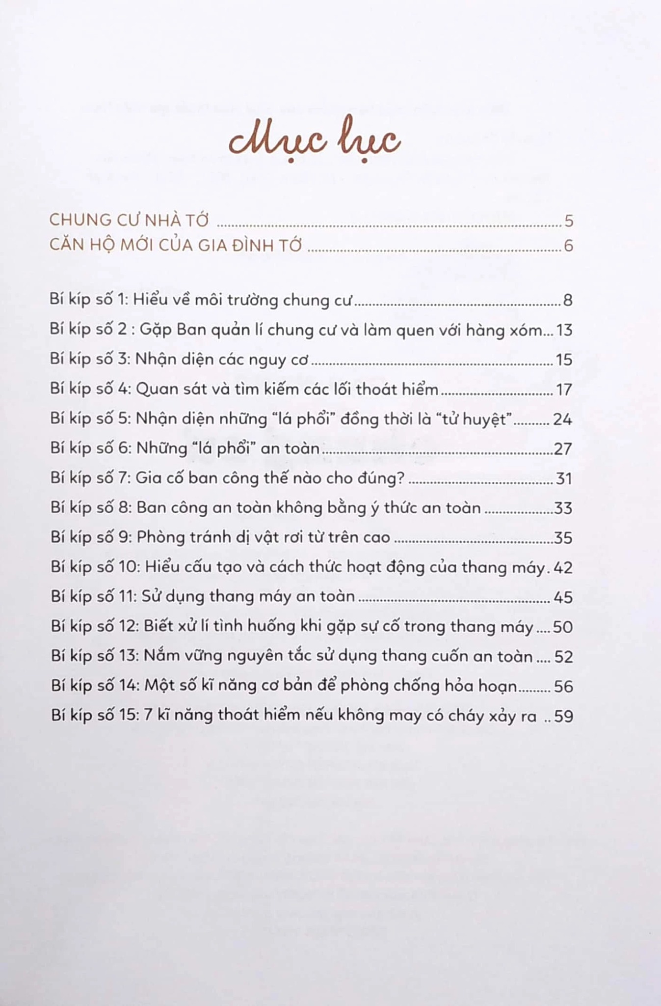 15 Bí Kíp Giúp Tớ An Toàn - Cẩm Nang An Toàn Chung Cư - Ths. Bs. Nguyễn Trọng An