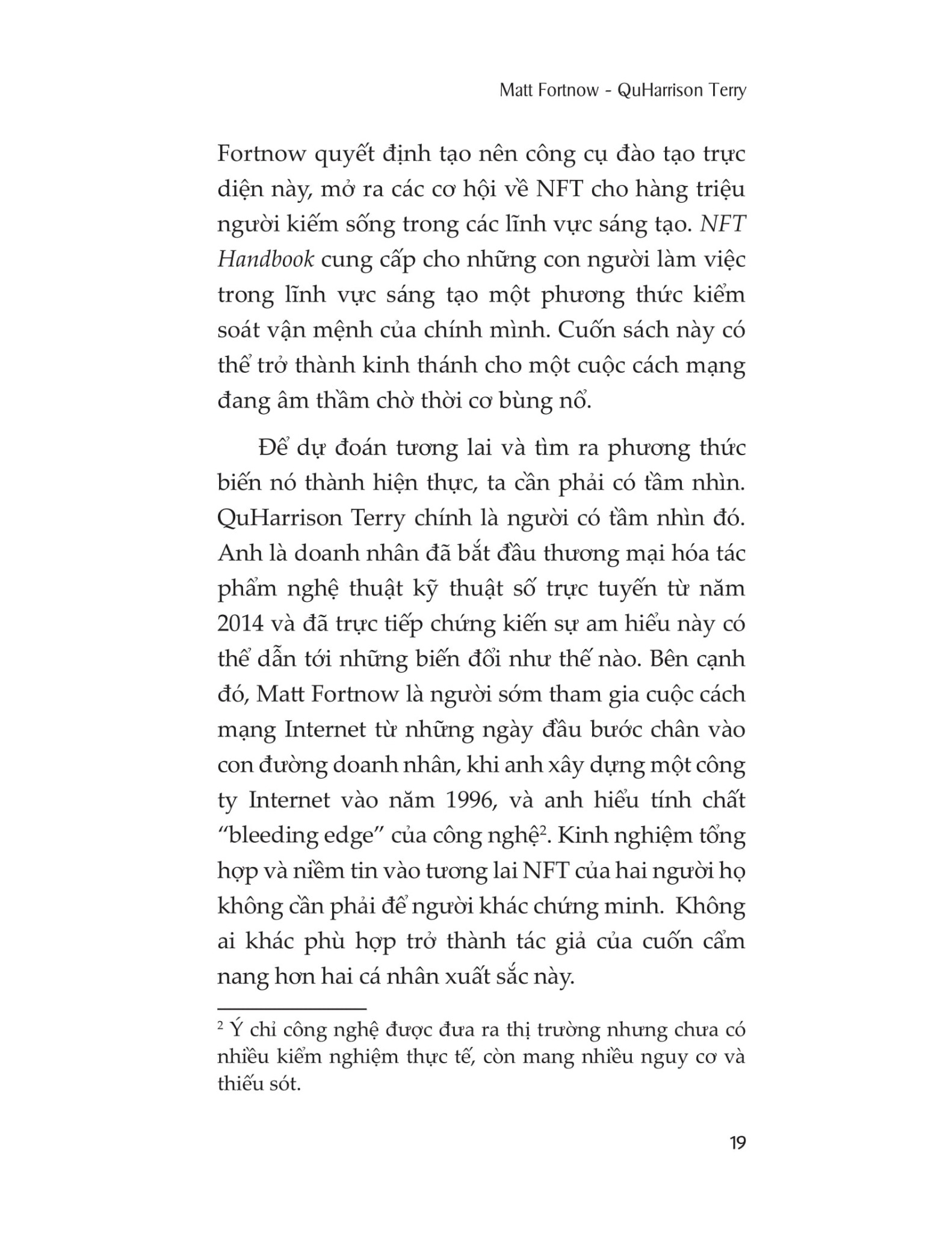 NFT Handbook - Phân Tích Ứng Dụng - Giải Mã Tiềm Năng - Giao Dịch Hiệu Quả - Matt Fortnow, QuHarrison Terry