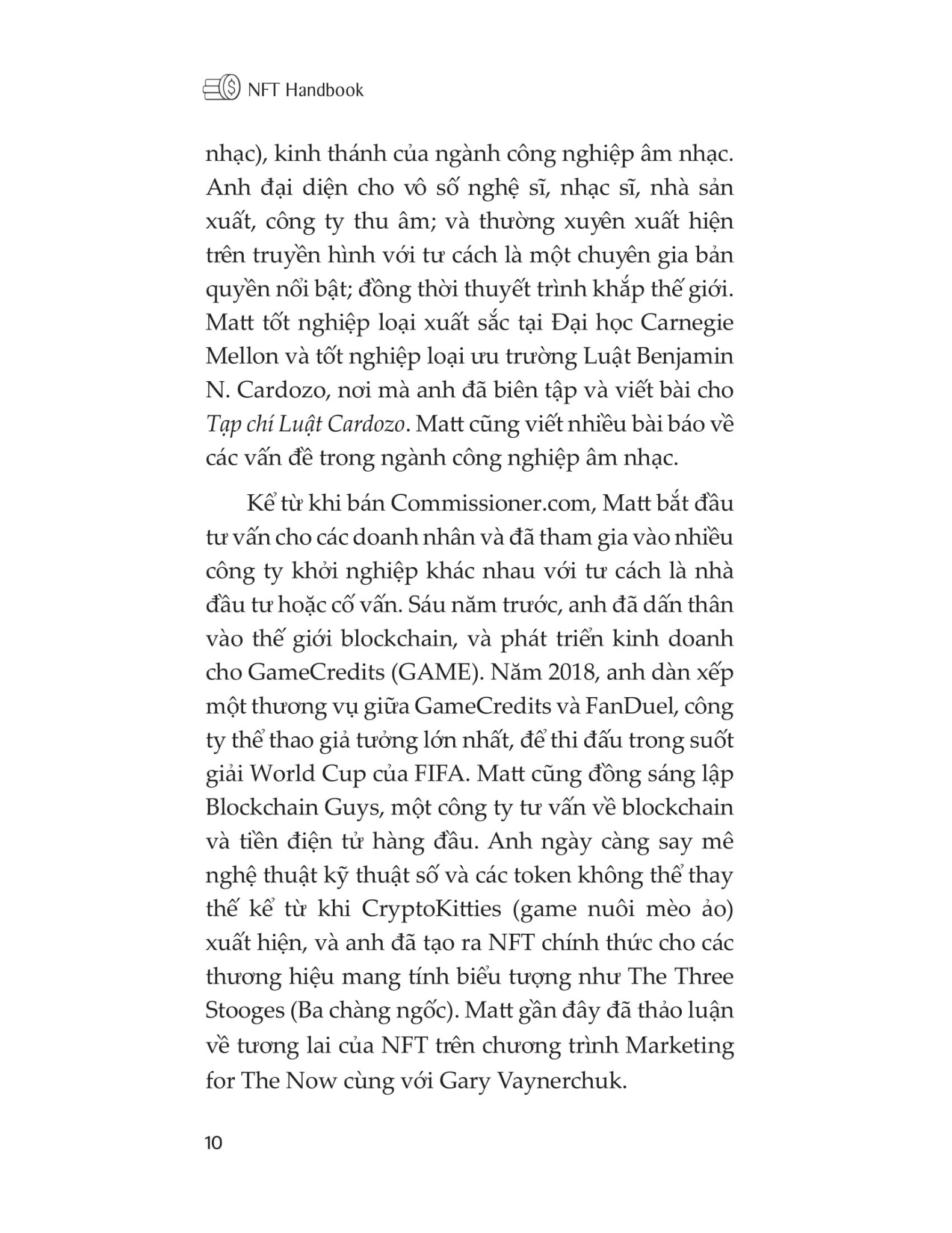 NFT Handbook - Phân Tích Ứng Dụng - Giải Mã Tiềm Năng - Giao Dịch Hiệu Quả - Matt Fortnow, QuHarrison Terry