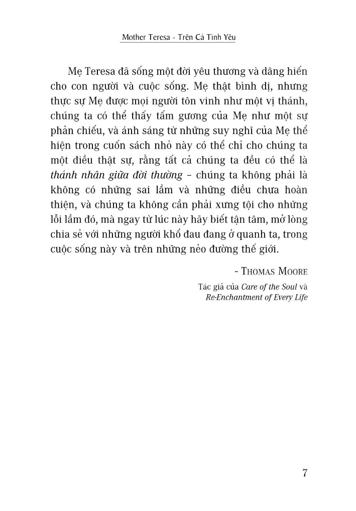 Combo 2 Quyển: Mẹ Teresa Trên Cả Tình Yêu + Phúc Cho Ai Không Thấy Mà Tin