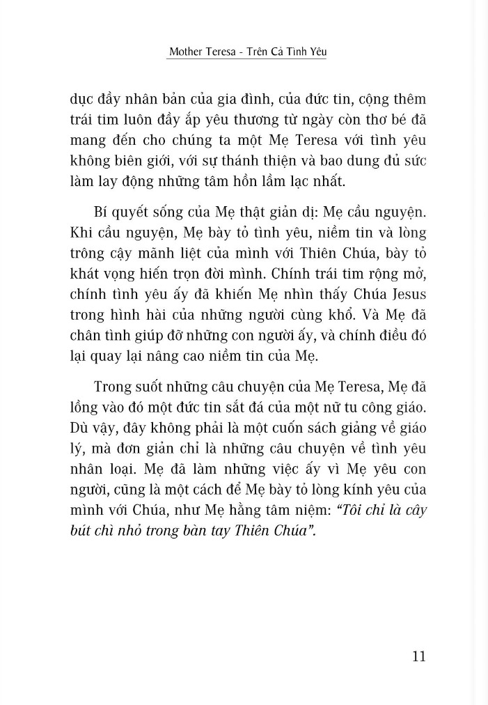 Combo 2 Quyển: Mẹ Teresa Trên Cả Tình Yêu + Phúc Cho Ai Không Thấy Mà Tin