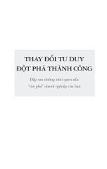Thay Đổi Tư Duy Đột Phá Thành Công - Geoff Tuff, Steven Goldbach