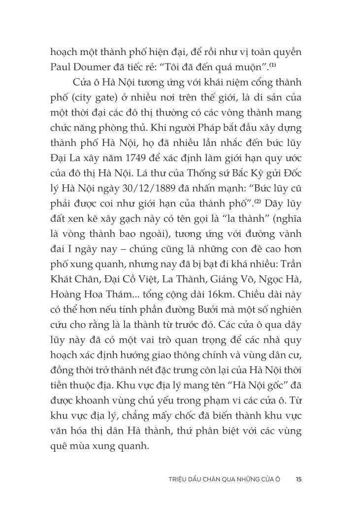 Triệu Dấu Chân Qua Những Cửa Ô - Nguyễn Trương Quý