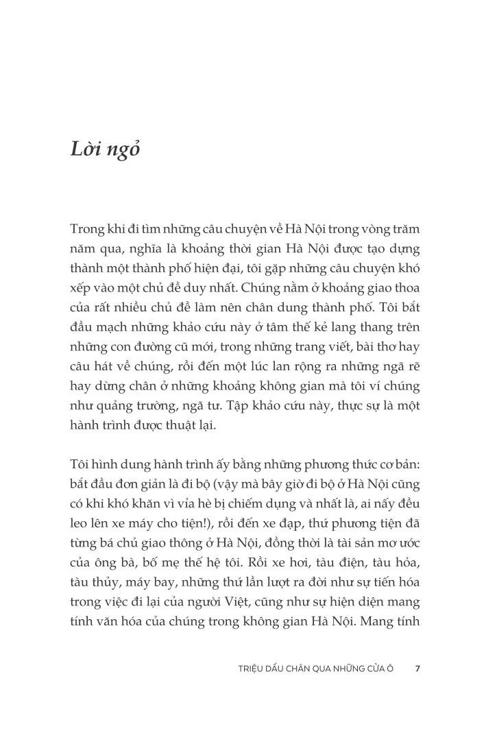 Triệu Dấu Chân Qua Những Cửa Ô - Nguyễn Trương Quý