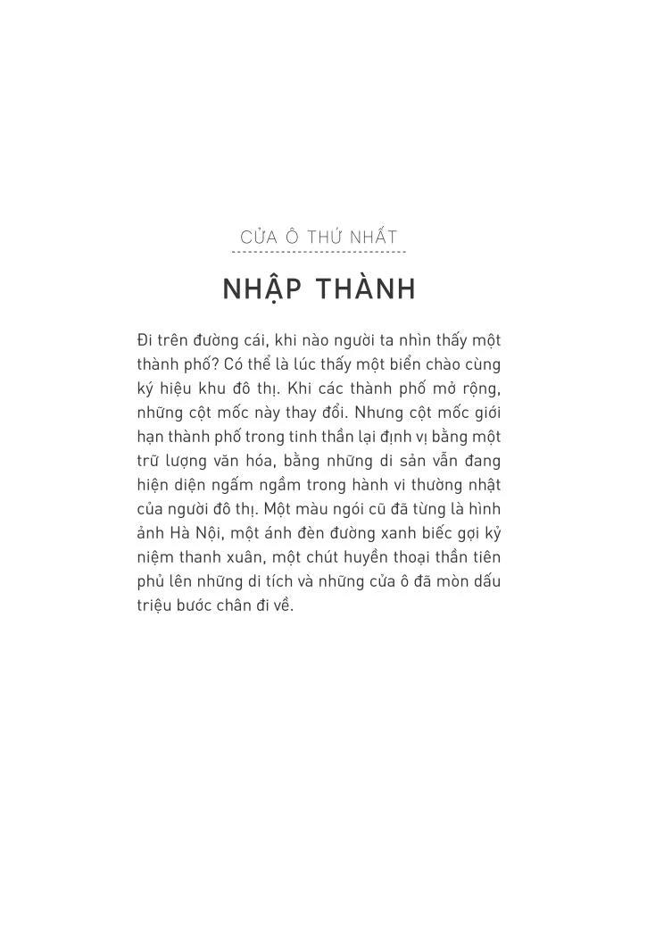 Triệu Dấu Chân Qua Những Cửa Ô - Nguyễn Trương Quý