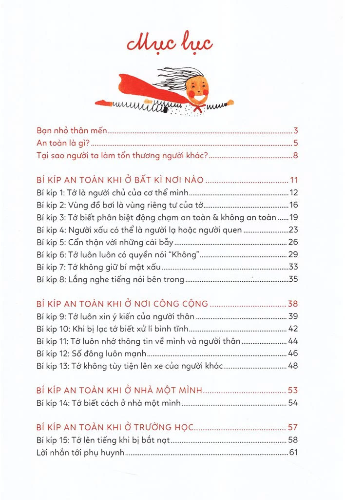 15 Bí Kíp Giúp Tớ An Toàn - Cẩm Nang Phòng Tránh Xâm Hại Trẻ Em - Nguyễn Hương Linh