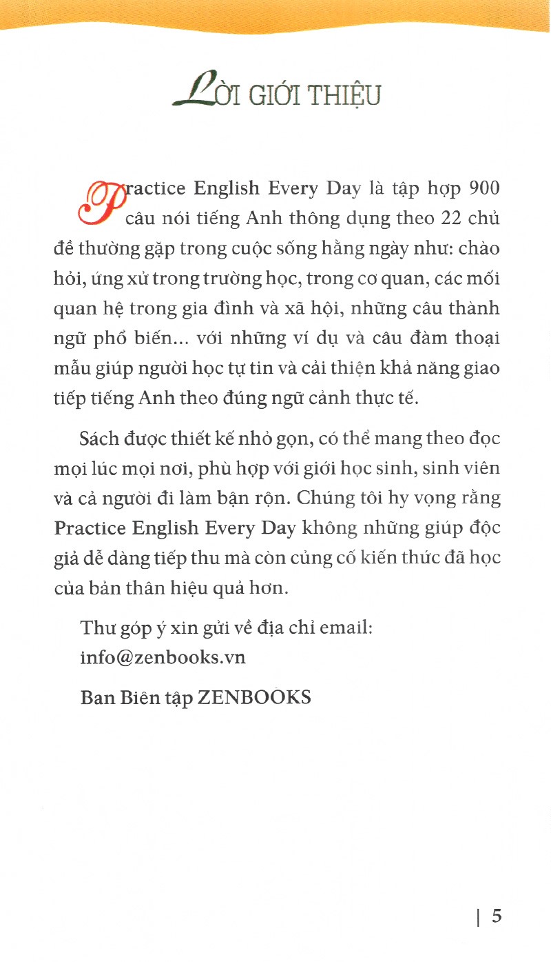 Practice English Every Day - Đối Đáp Tiếng Anh Không Cần Nghĩ - Nguyễn Thanh Loan