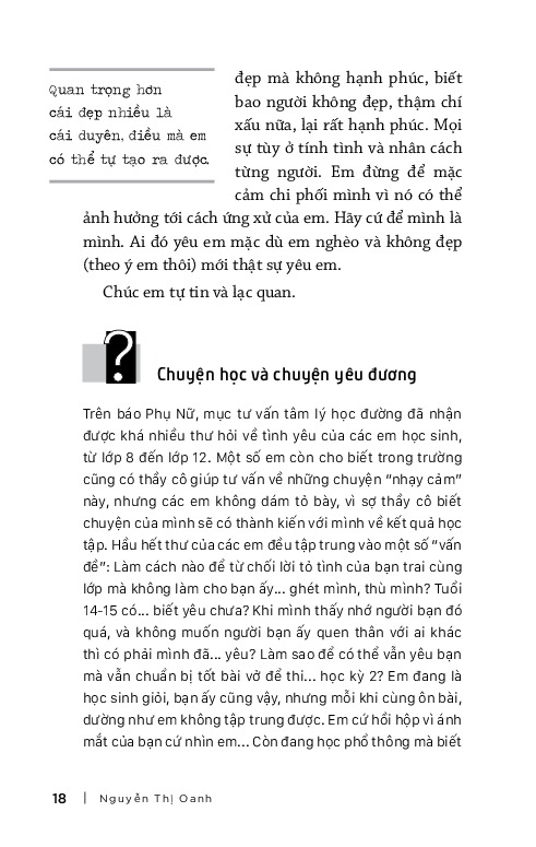 Combo 2 Quyển Tư Vấn Tâm Lý Học Đường ( Để Tự Khám Phá Và Làm Chủ Bản Thân + Hãy Là Chính Mình, Quan Trọng Không Phải Mình Có Gì Mà Là Mình Là Ai ) - Nguyễn Thị Oanh