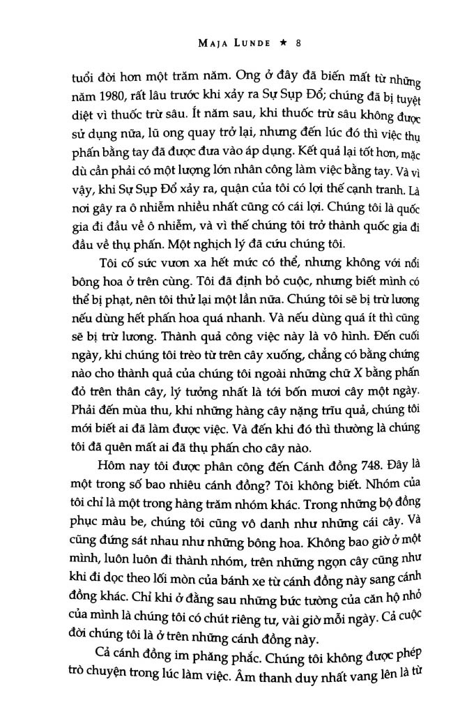 Lịch Sử Loài Ong - Maja Lunde