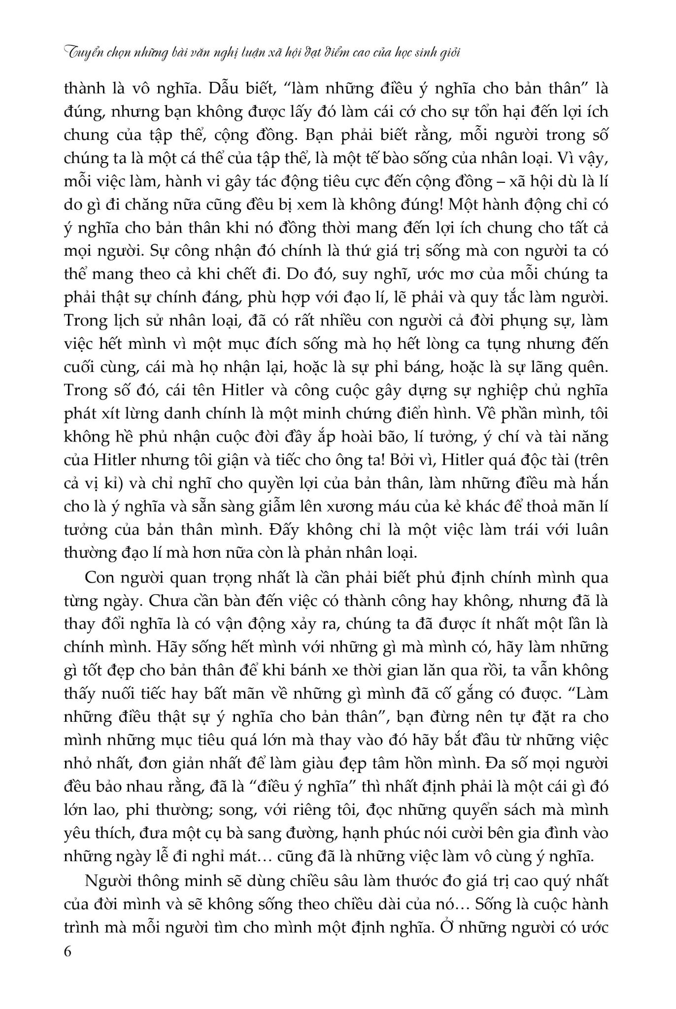 Tuyển Chọn Những Bài Văn Nghị Luận Xã Hội Đạt Điểm Cao Của Học Sinh Giỏi  - Nguyễn Thành Huân