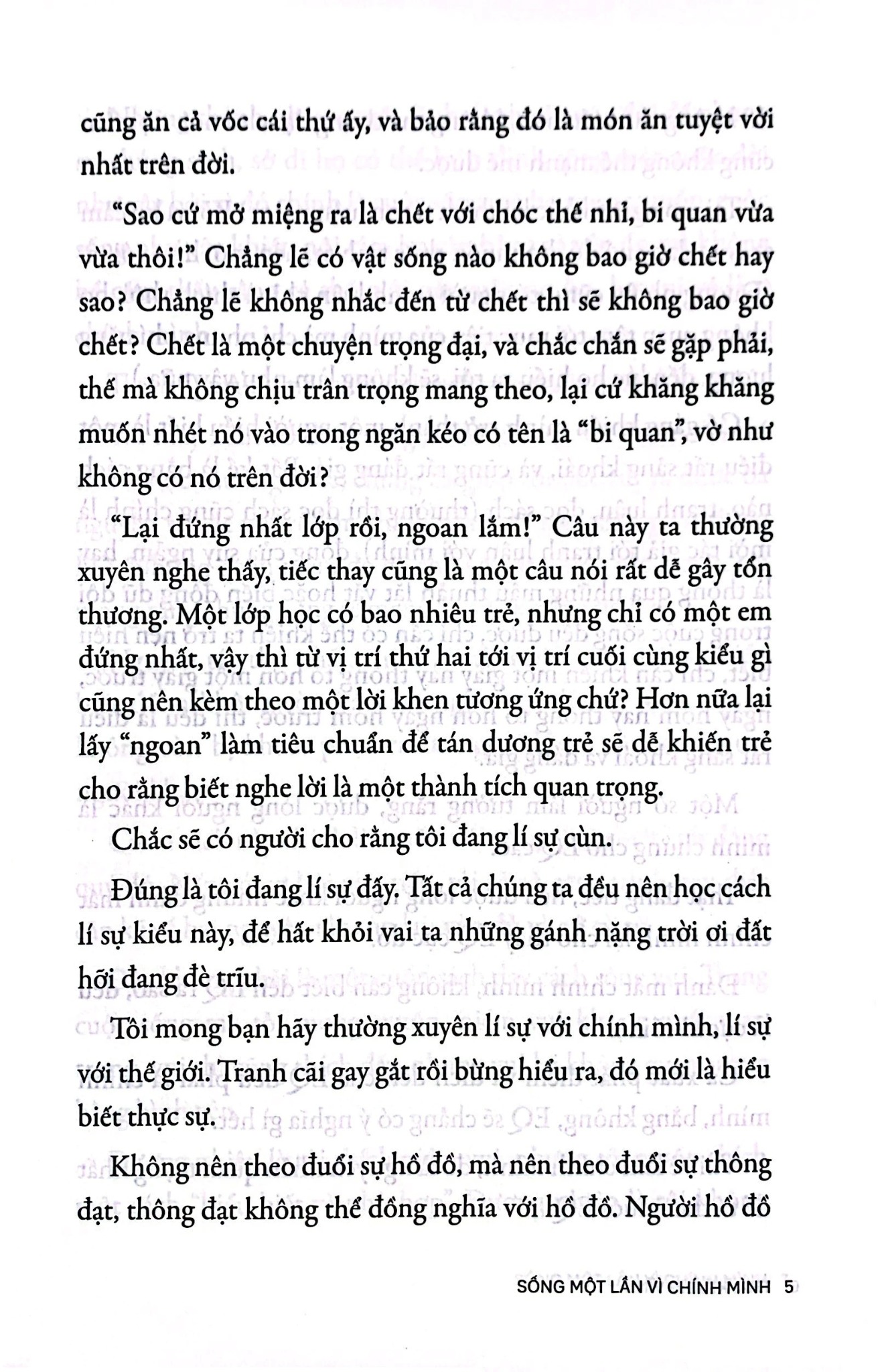 Cảm Xúc Không Phải Đặc Quyền - Sống Một Lần Vì Chính Mình - Thái Khang Vĩnh