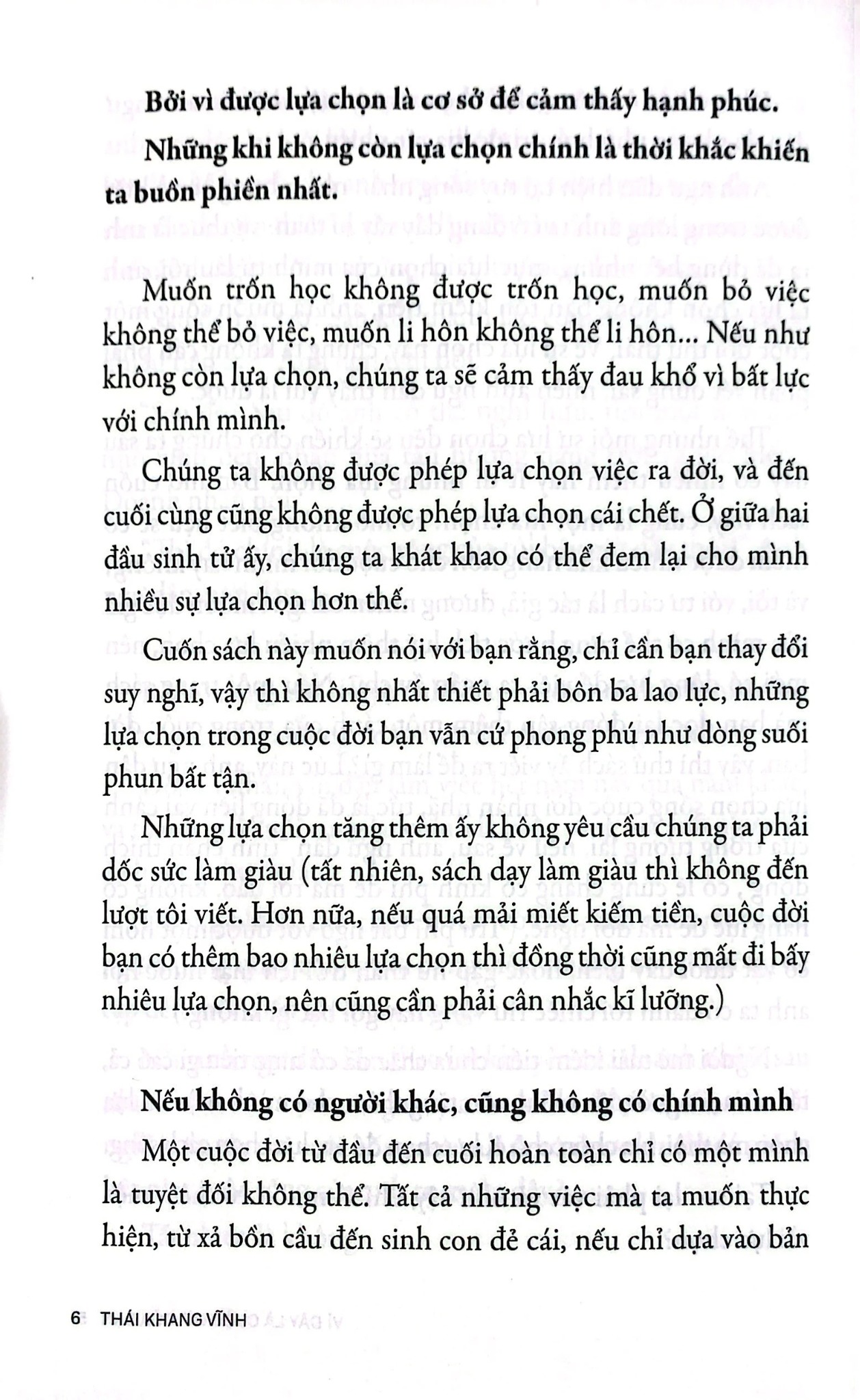 Cảm Xúc Không Phải Đặc Quyền - Vì Đây Là Cuộc Đời Của Bạn - Thái Khang Vĩnh
