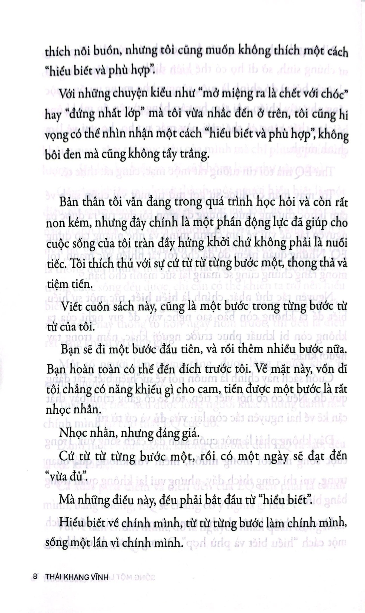 Cảm Xúc Không Phải Đặc Quyền - Sống Một Lần Vì Chính Mình - Thái Khang Vĩnh