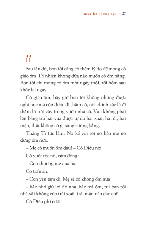 Mùa Hè Không Tên - Bìa Cứng - Nguyễn Nhật Ánh