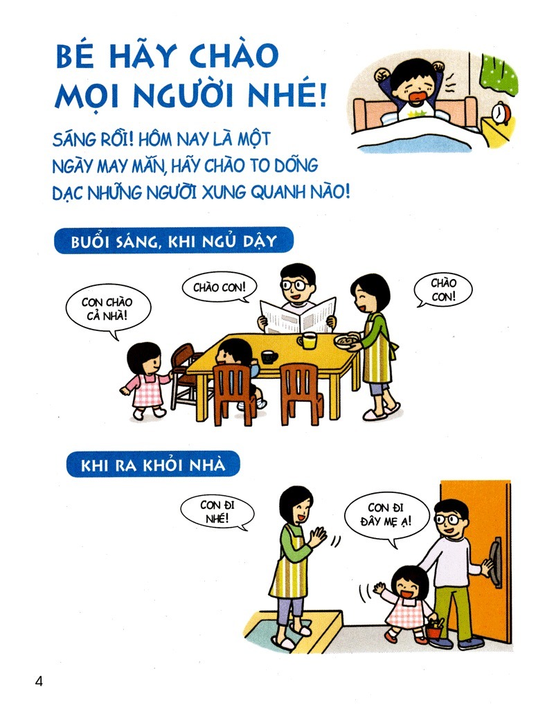 Combo 4 Cuốn Cẩm Nang Sinh Hoạt Bằng Tranh Cho Bé ( Kĩ Năng Trong Sinh Hoạt Thường Ngày + Kĩ Năng Khi Ăn Uống + Kĩ Năng Đi Ra Ngoài + Kĩ Năng Giao Tiếp )