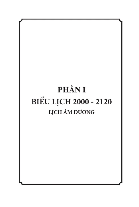 Lịch Vạn Niên 2000-2120 -  
Phạm Hồng