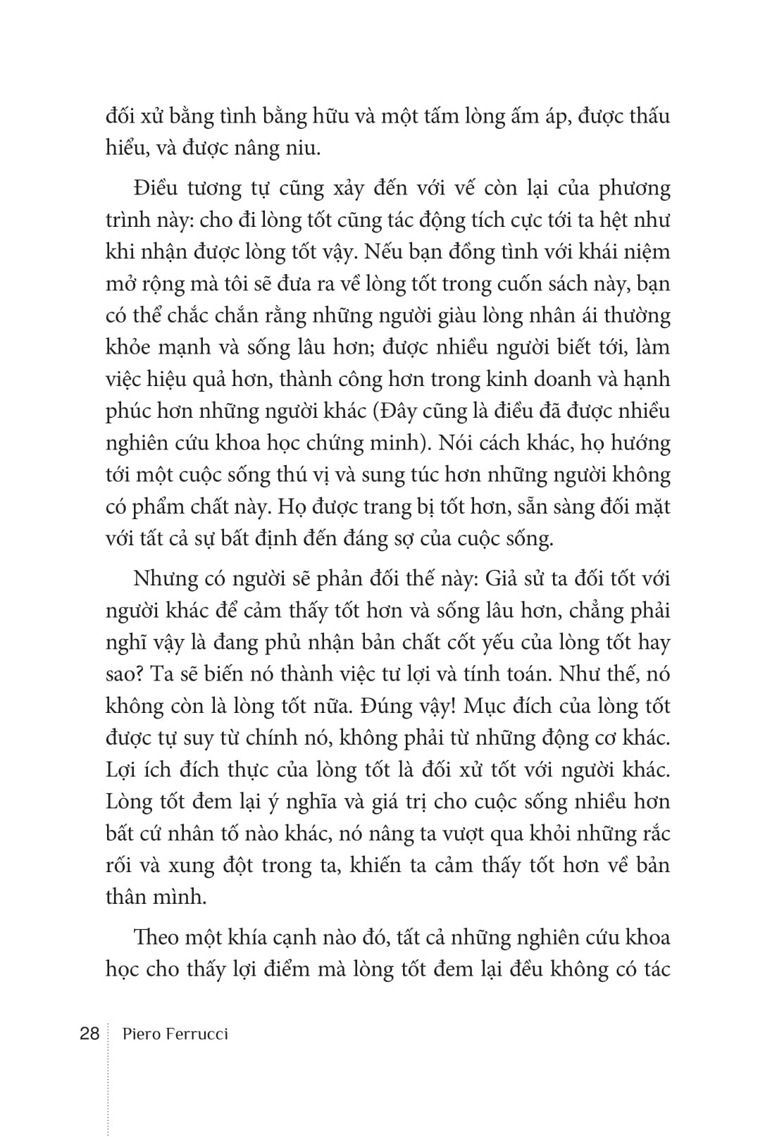 Giá Trị Của Sự Tử Tế - Piero Ferrucci