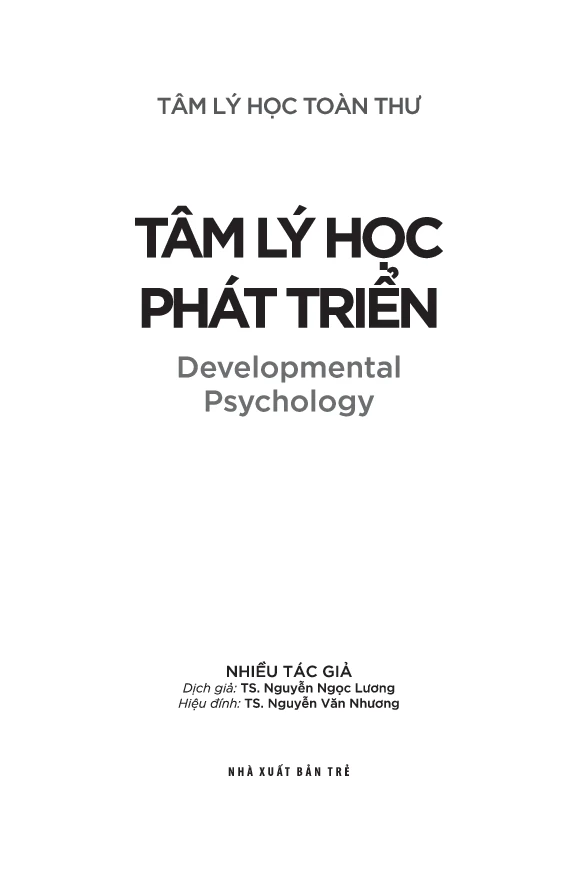 Tâm Lý Học Toàn Thư - Tâm Lý Học Phát Triển - Nhiều Tác Giả