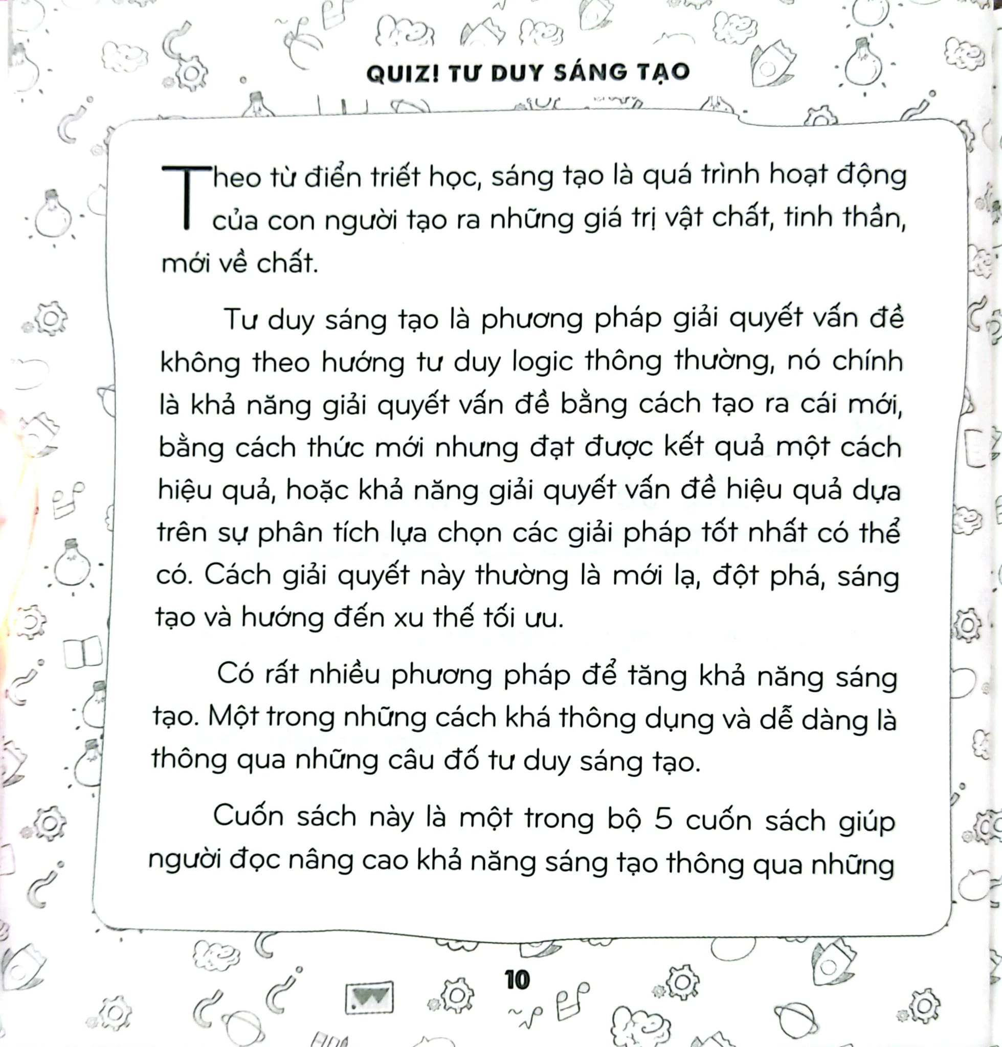 Quiz! Tư Duy Sáng Tạo - 100 Câu Hỏi Luyện Trí Thông Minh - Einstein books