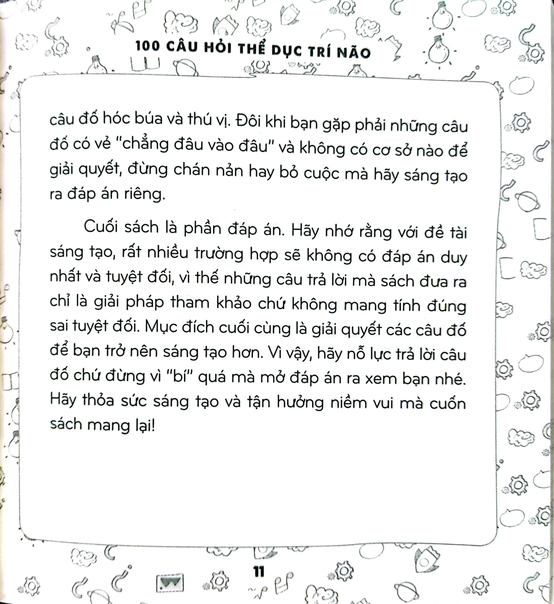 Quiz! Tư Duy Sáng Tạo - 100 Câu Hỏi Thể Dục Trí Não - Einstein books