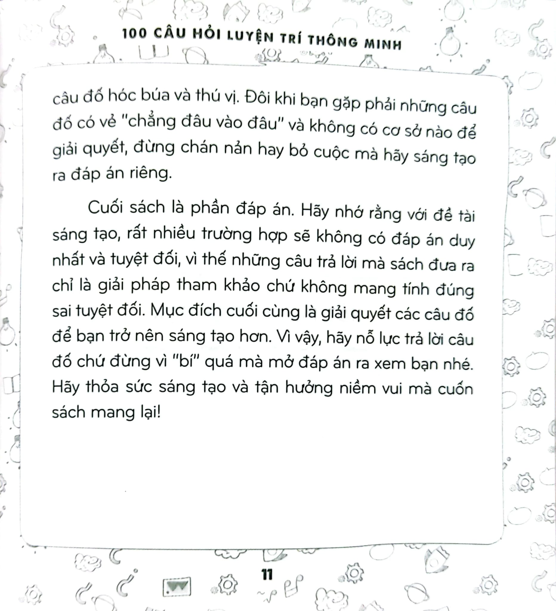 Quiz! Tư Duy Sáng Tạo - 100 Câu Hỏi Luyện Trí Thông Minh - Einstein books