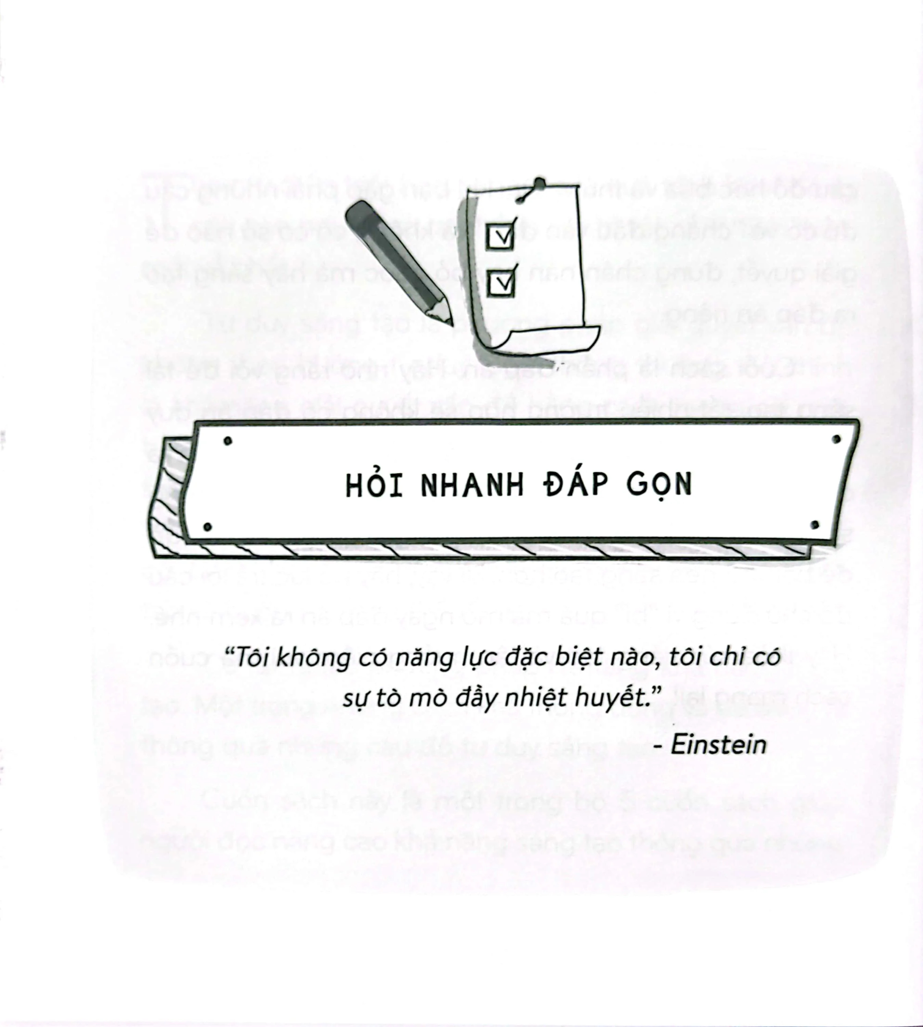 Quiz! Tư Duy Sáng Tạo - 100 Câu Hỏi Trổ Tài Suy Luận - Einstein books