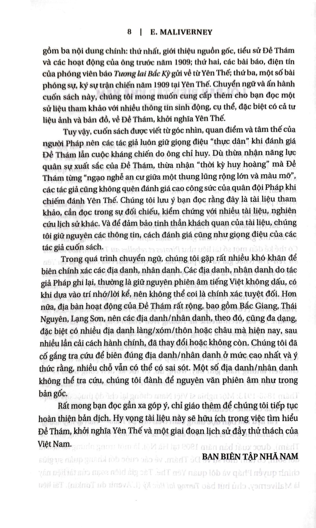 Đề Thám - Thời kỳ huy hoàng - E. Maliverney