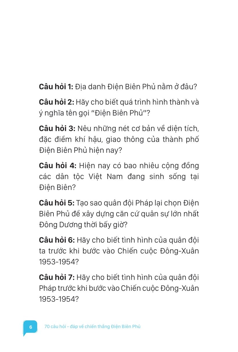 70 Câu Hỏi-Đáp Về Chiến Thắng Điện Biên Phủ - Kỉ Niệm 70 Năm Chiến Thắng Điện Biên Phủ - Nguyễn Thị Thanh Thủy
