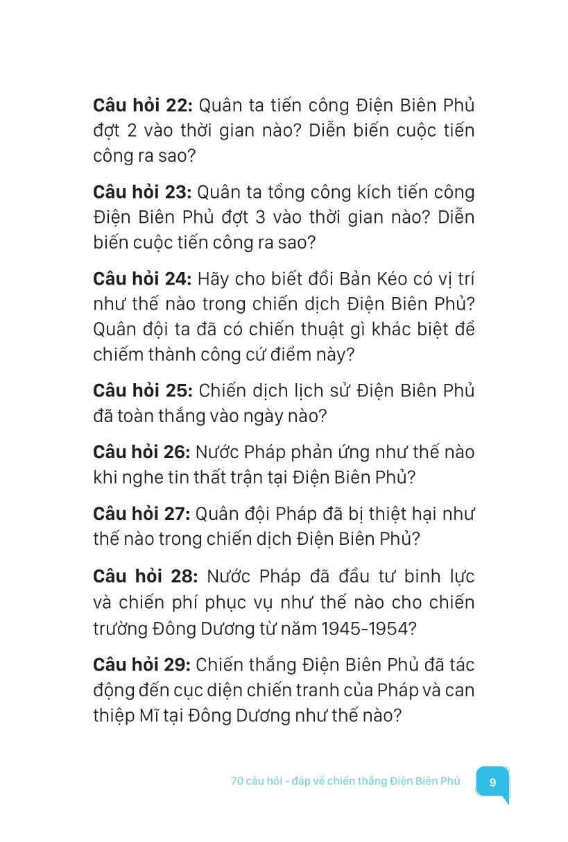 70 Câu Hỏi-Đáp Về Chiến Thắng Điện Biên Phủ - Kỉ Niệm 70 Năm Chiến Thắng Điện Biên Phủ - Nguyễn Thị Thanh Thủy