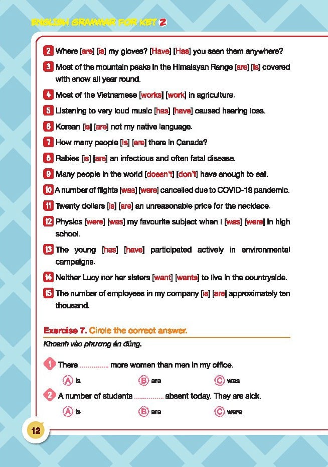 English Grammar For Ket 2 - Có Đáp Án - Nhiều Tác Giả