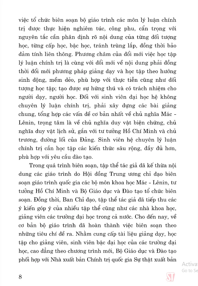 Giáo Trình Kinh Tế Chính Trị Mác – Lenin (Dành Cho Bậc Đại Học Hệ Không Chuyên Lý Luận Chính Trị) - Bộ GD&DT