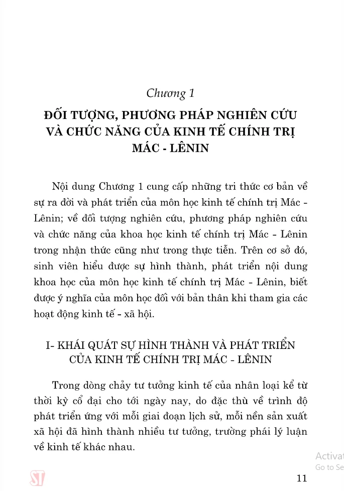 Giáo Trình Kinh Tế Chính Trị Mác – Lenin (Dành Cho Bậc Đại Học Hệ Không Chuyên Lý Luận Chính Trị) - Bộ GD&DT