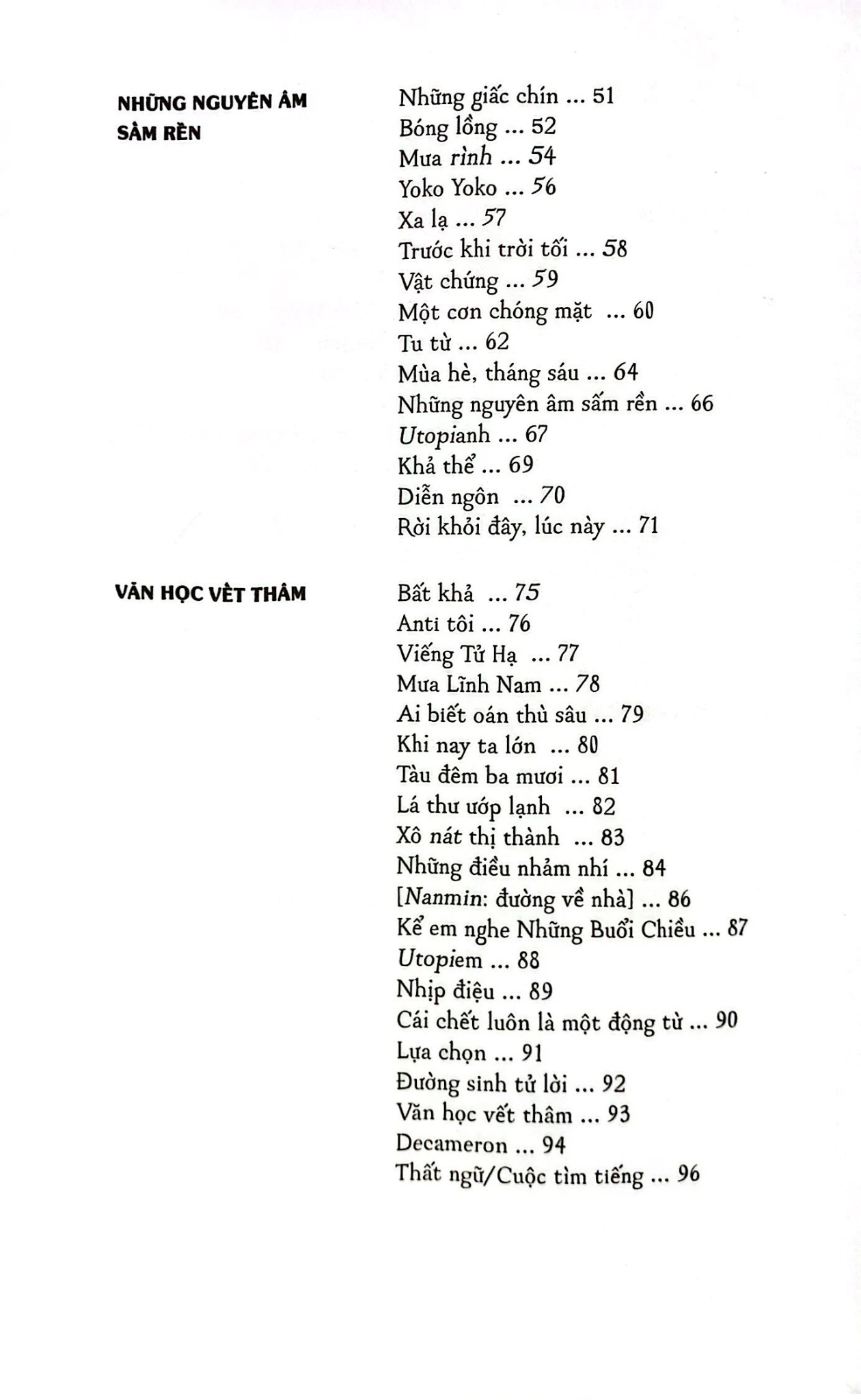 Văn Học Vết Thâm - Nguyễn Thị Thúy Hạnh