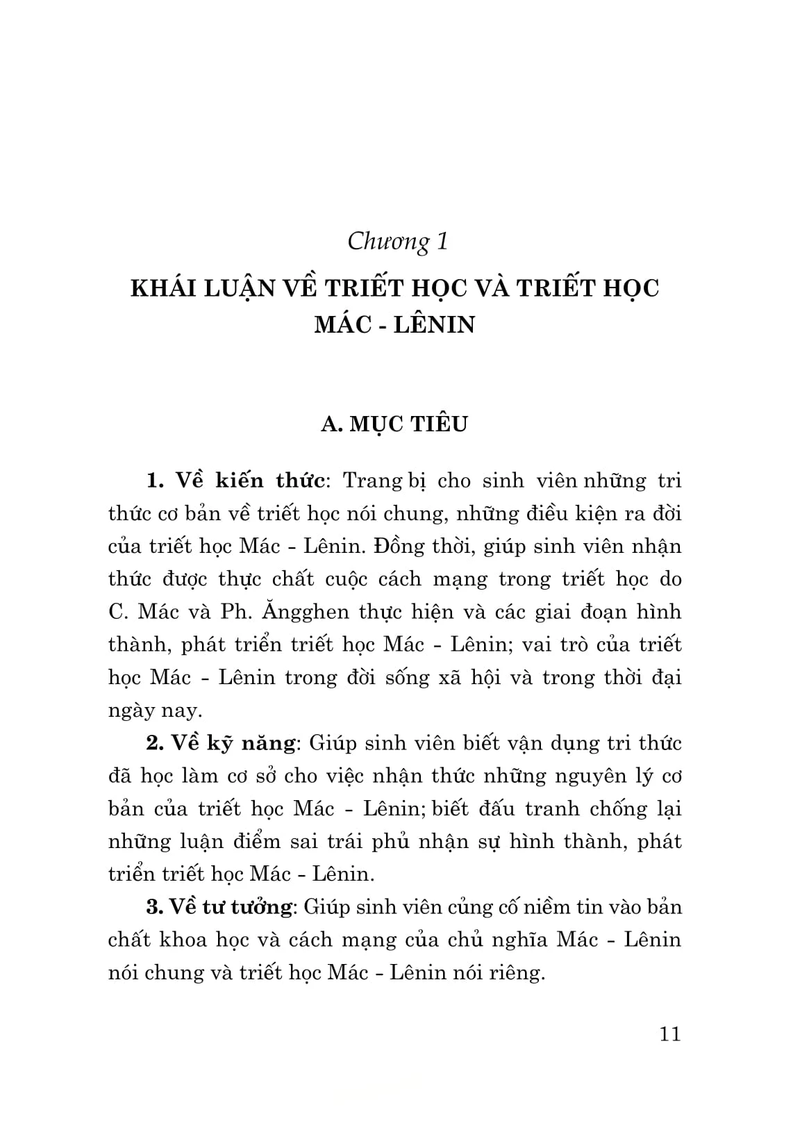 Giáo Trình Triết Học Mác – Lênin (Dành Cho Bậc Đại Học Hệ Không Chuyên Lý Luận Chính Trị) (Tái Bản Có Sử Chữa, Bổ Sung) - Bộ GD&DT