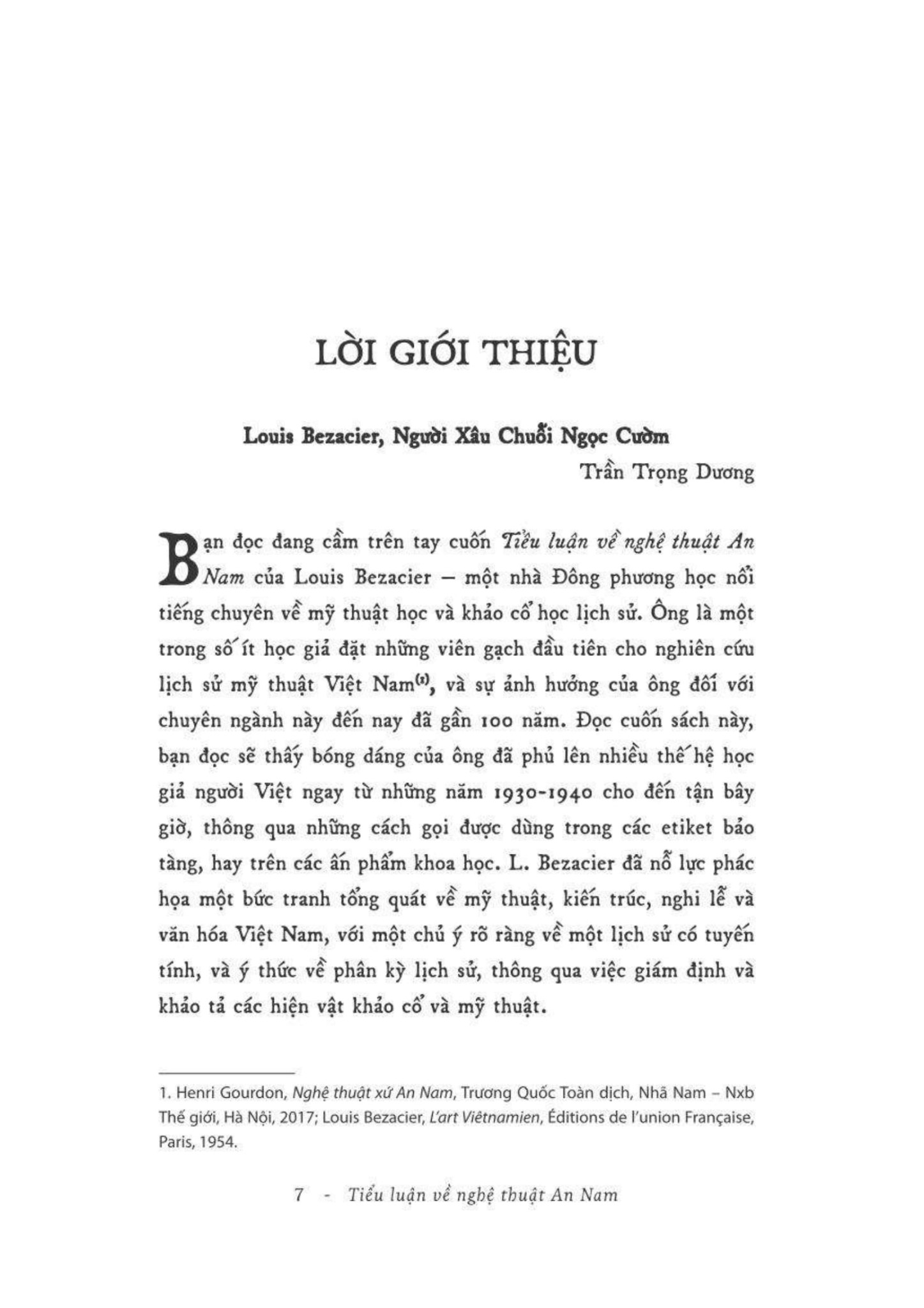Tiểu Luận Về Nghệ Thuật An Nam - Louis Bezacier