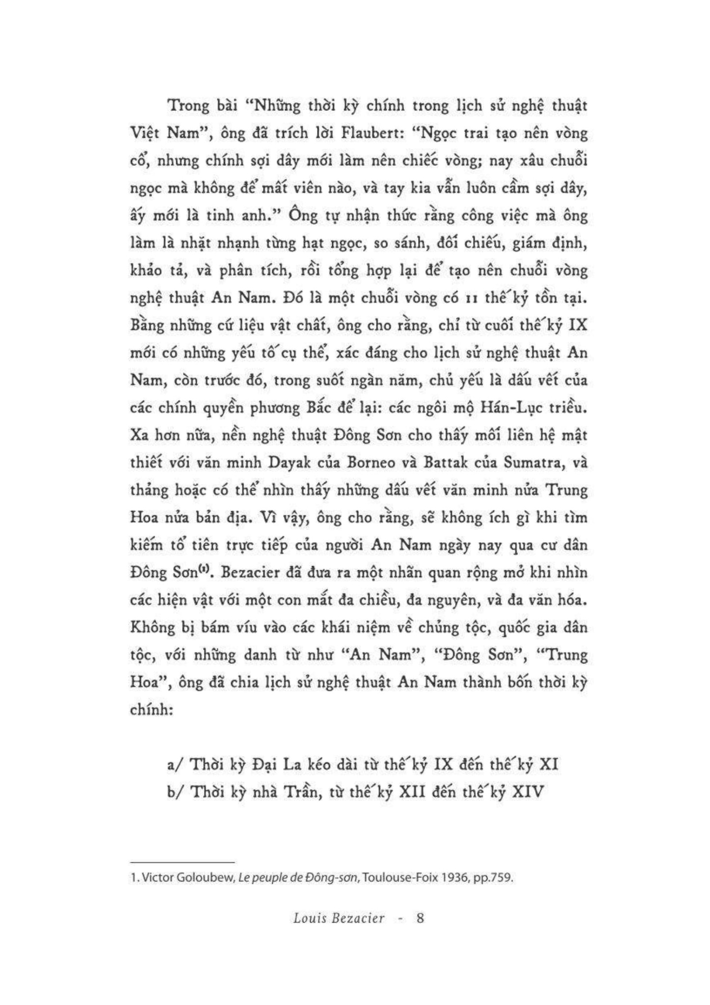 Tiểu Luận Về Nghệ Thuật An Nam - Louis Bezacier