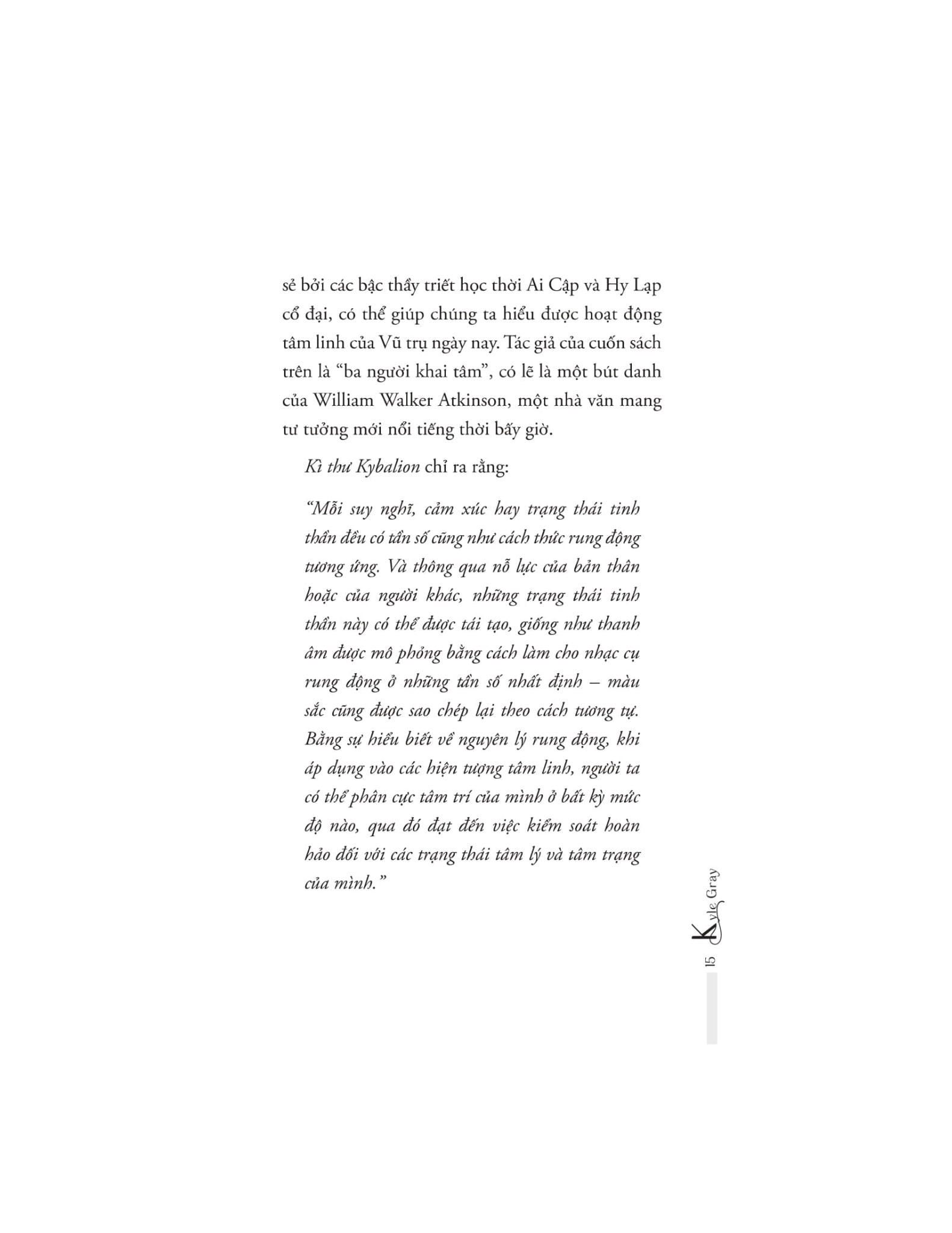 Nâng Cao Tần Số Năng Lượng Cá Nhân - Kyle Gray