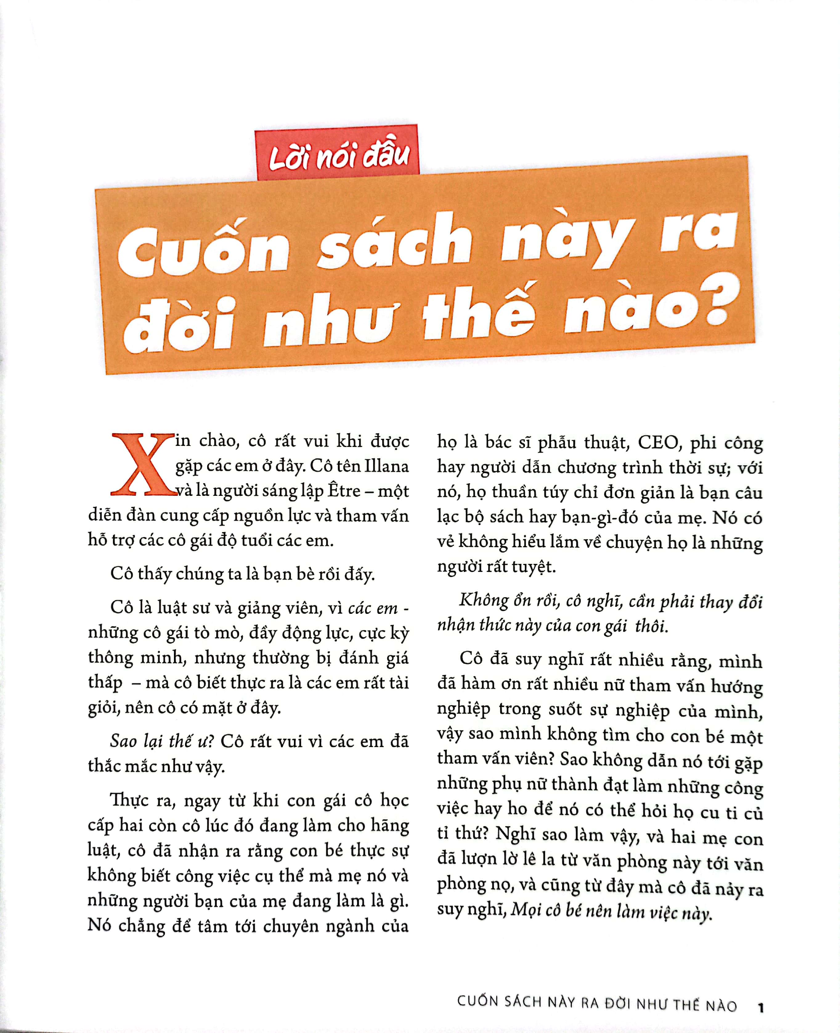 Em Muốn Mình Là Ai, Cô Gái?! – Lời Thông Tuệ Dành Cho Các Cô Gái Sẽ Thay Đổi Thế Giới - Illana Raia